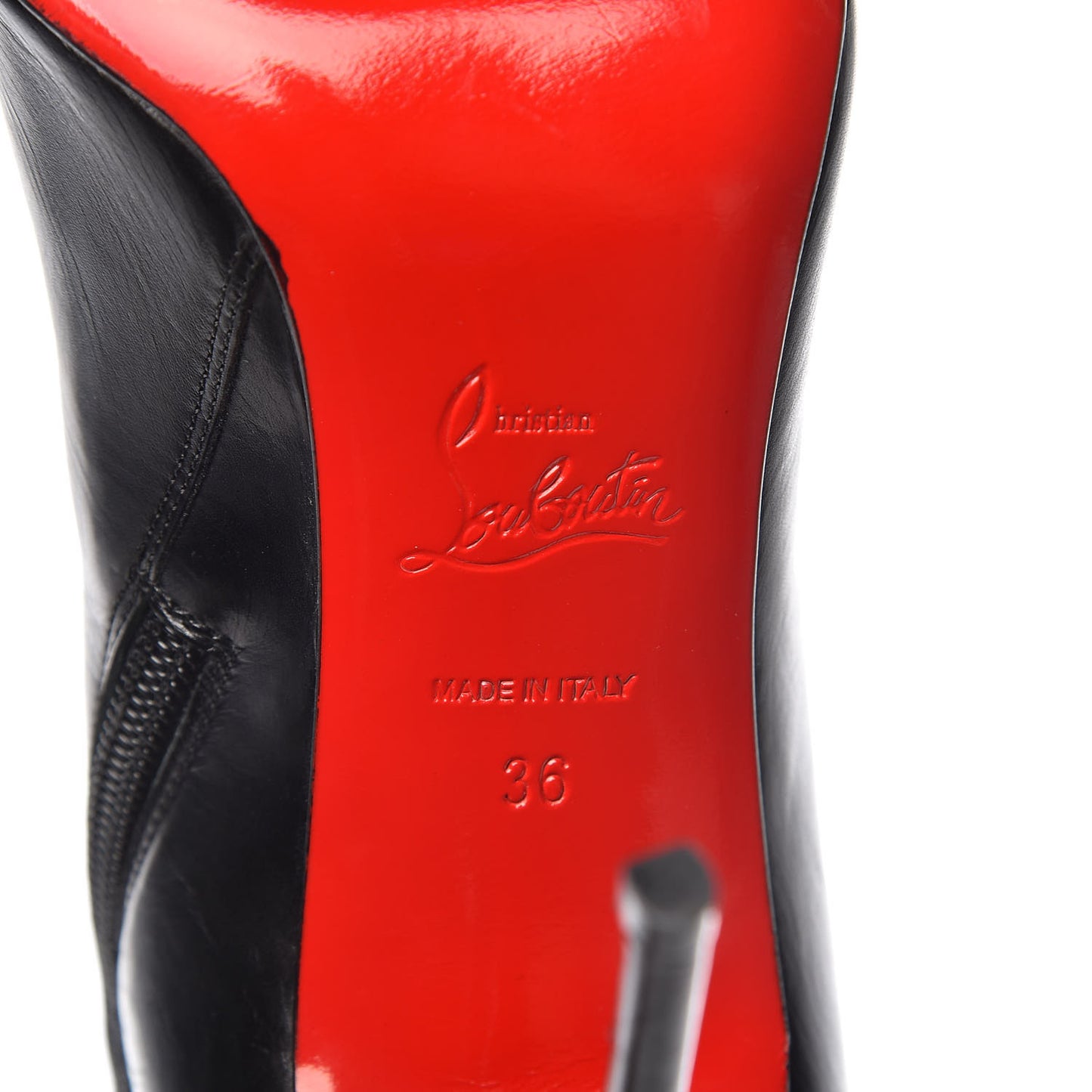 Rodano Calfskin Babel 100 Tall Boots 36 Black