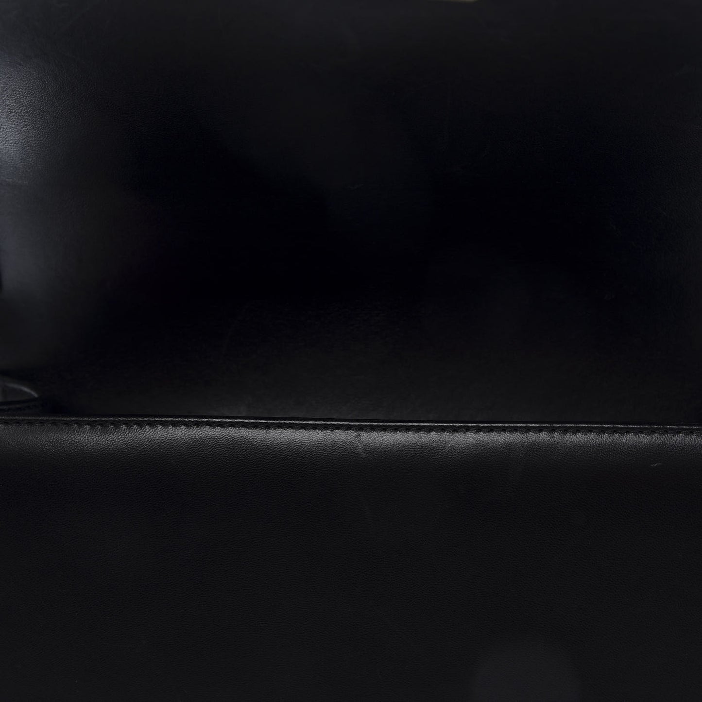 Calfskin Quilted Medium Boy Flap Black