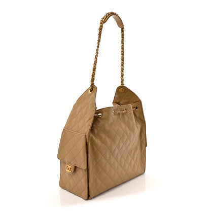 Chanel Caviar Quilted Medium Chanel 25 Handbag Dark Beige 4 of 11