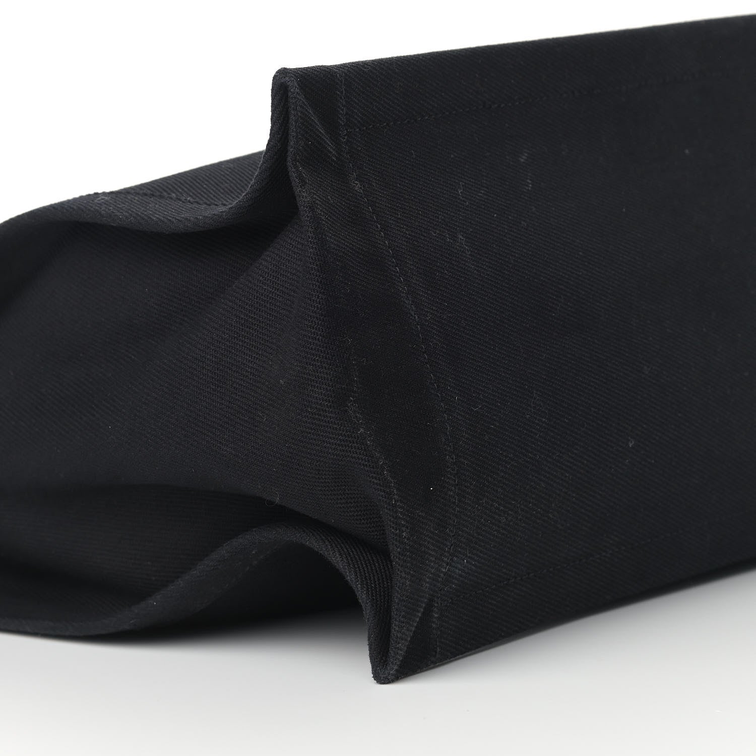 Saint Laurent Linen Calfskin Rive Gauche Tote Black 5 of 20