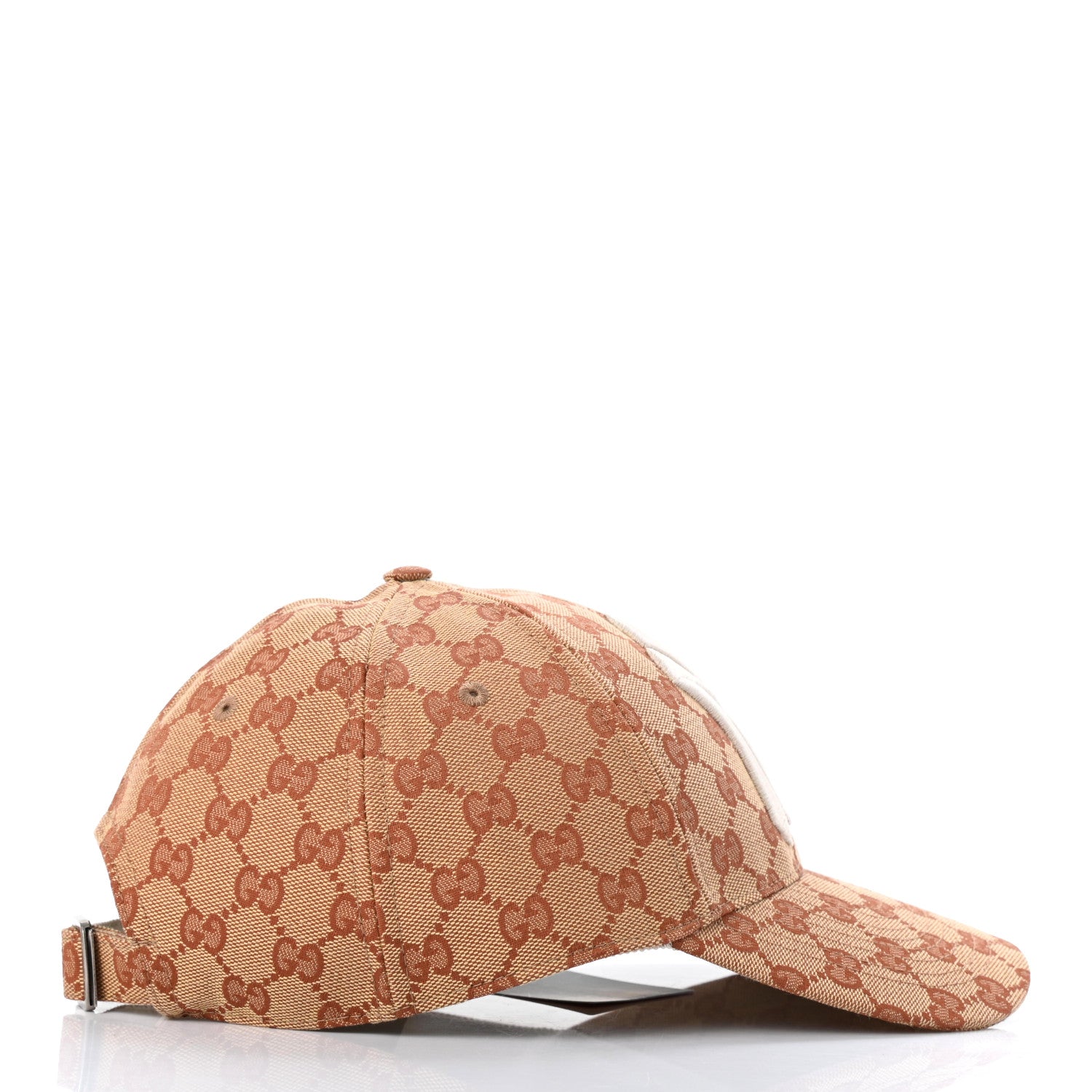 Gucci X MLB Monogram NY Yankees Baseball Hat 57-61 Beige Ruggine 5 of 10