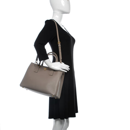 Prada Saffiano Lux Medium Tote Argilla 2 of 12