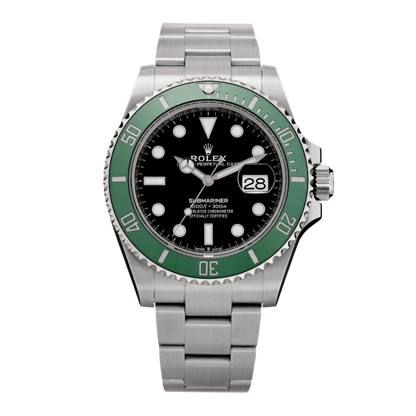 Stainless Steel 41mm Oyster Perpetual Submariner Date Starbucks Watch Black 126610LV