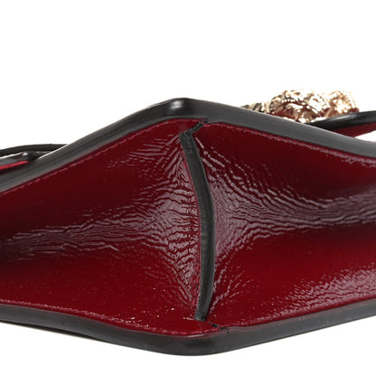 Gucci Crinkled Patent Mini Dionysus Shoulder Bag Rosso Ancora Red 8 of 10
