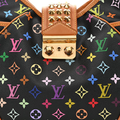 Louis Vuitton Monogram Multicolor Chrissie Black 8 of 10