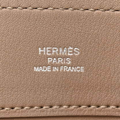Hermes Milo Lambskin Swift Mini Aline Etoupe 6 of 14