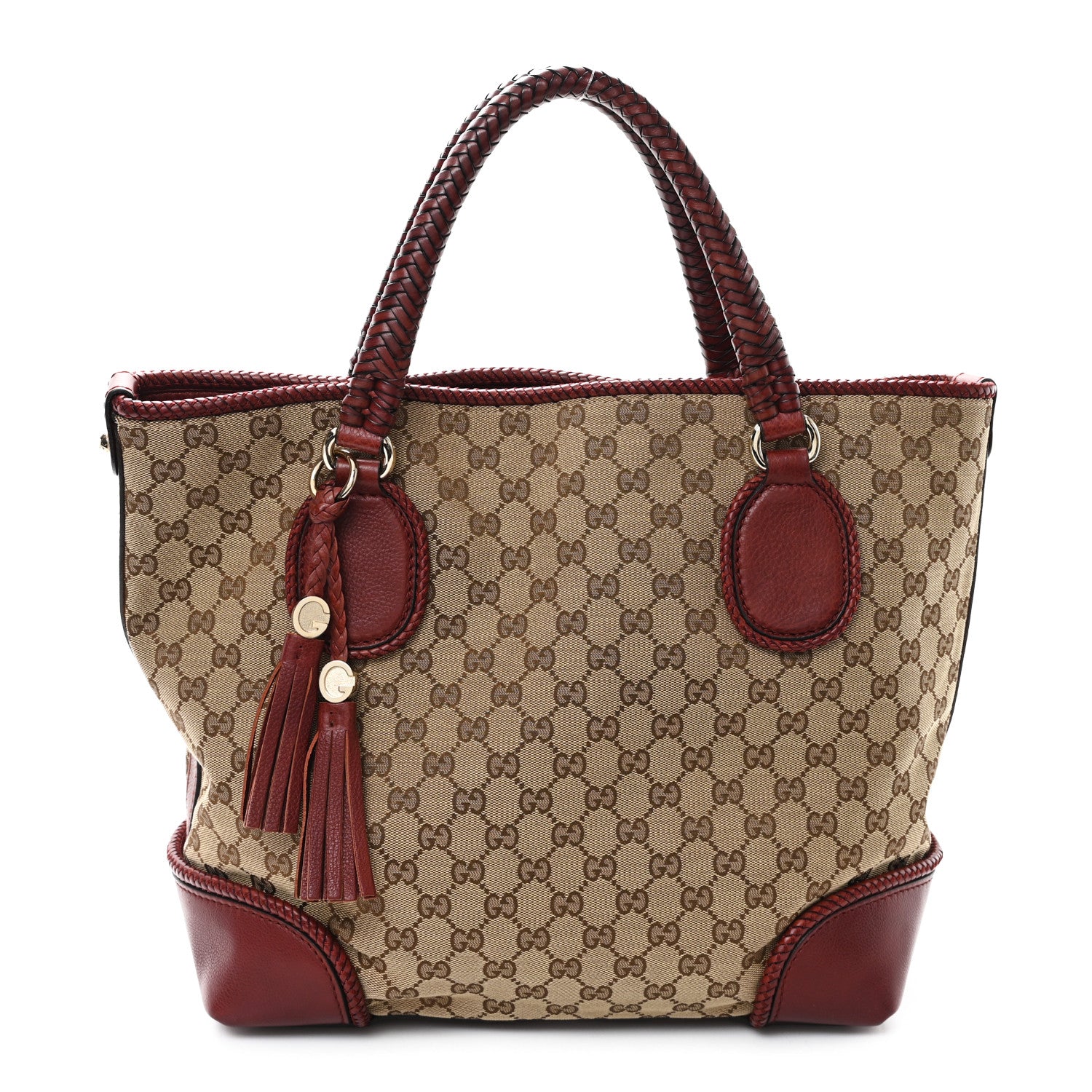 Gucci Monogram Medium Marrakech Tote Red 1 of 11