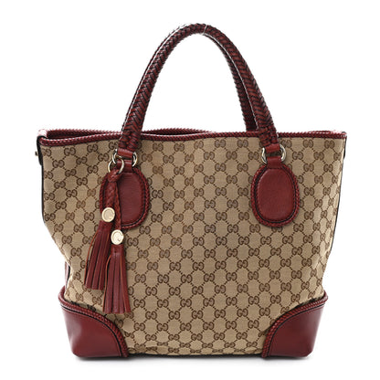 Gucci Monogram Medium Marrakech Tote Red 1 of 11