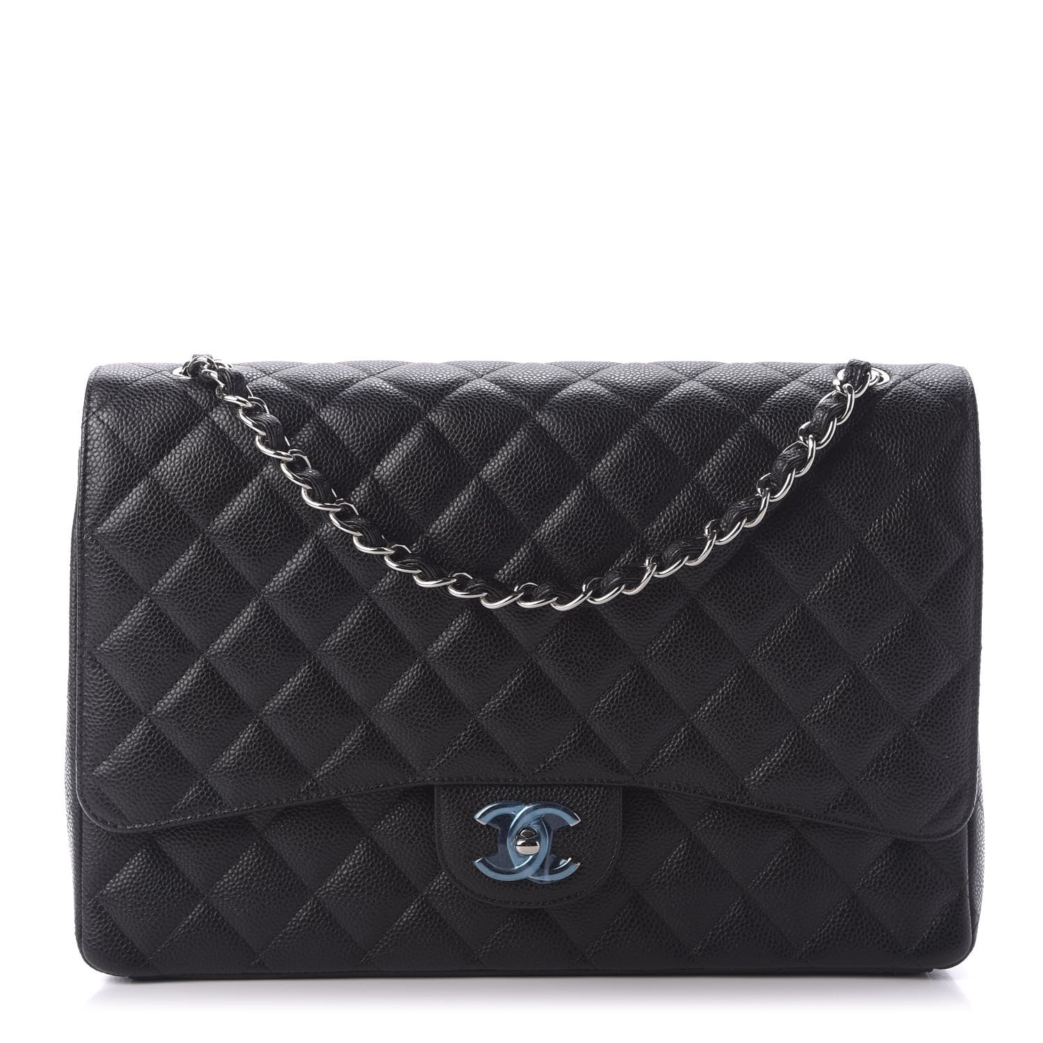 Chanel Caviar Quilted Maxi Double Flap Black 1 of 10