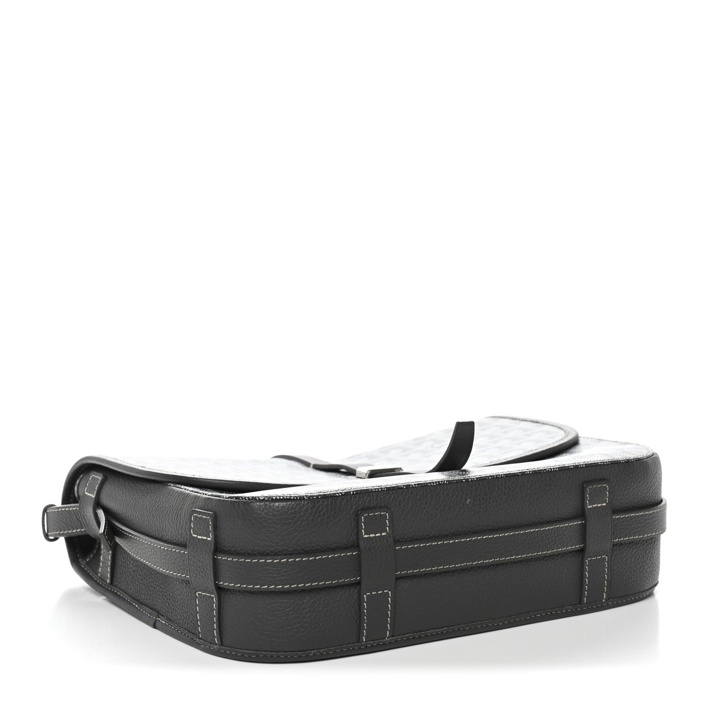 Goyardine Belvedere II MM Messenger Bag Grey