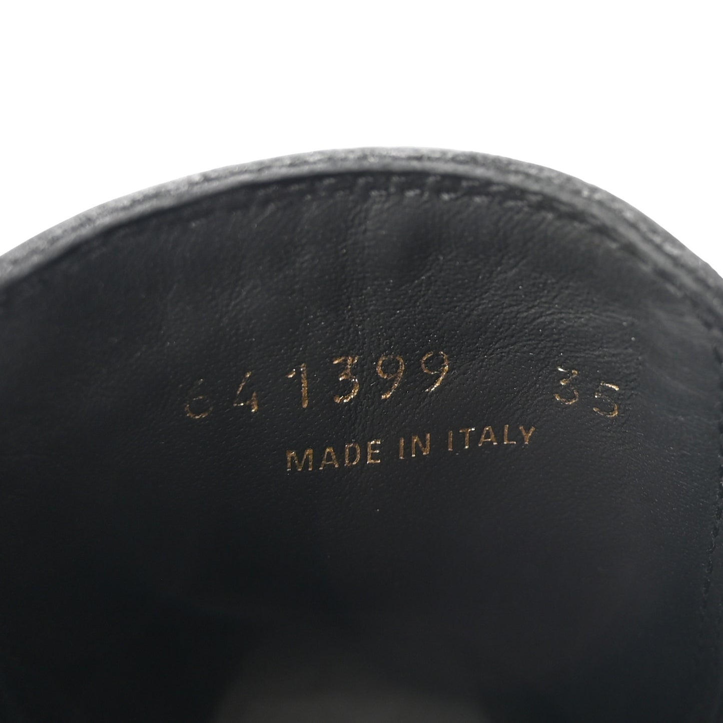 Jive Smooth Calfskin Logo Embossed Womens Tractor 20mm Chelsea Boots 35 Black