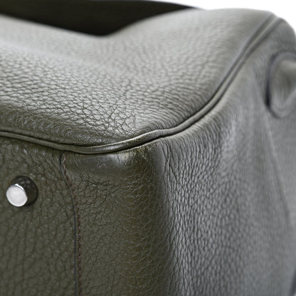 Hermes Taurillon Clemence Lindy 34 Vert Veronese 9 of 14