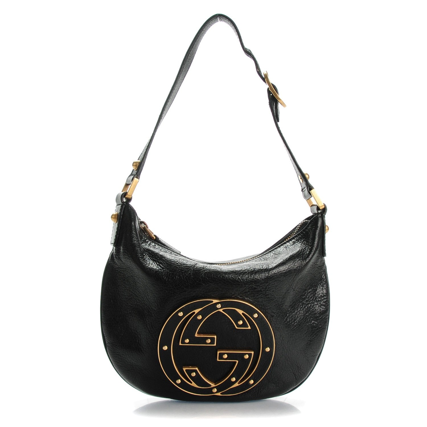 Gucci Calfskin Small Blondie Hobo Black 1 of 7