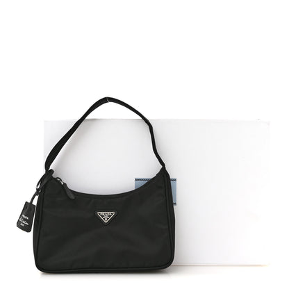 Prada Tessuto Nylon Mini Re-Edition 2000 Bag Black 12 of 12