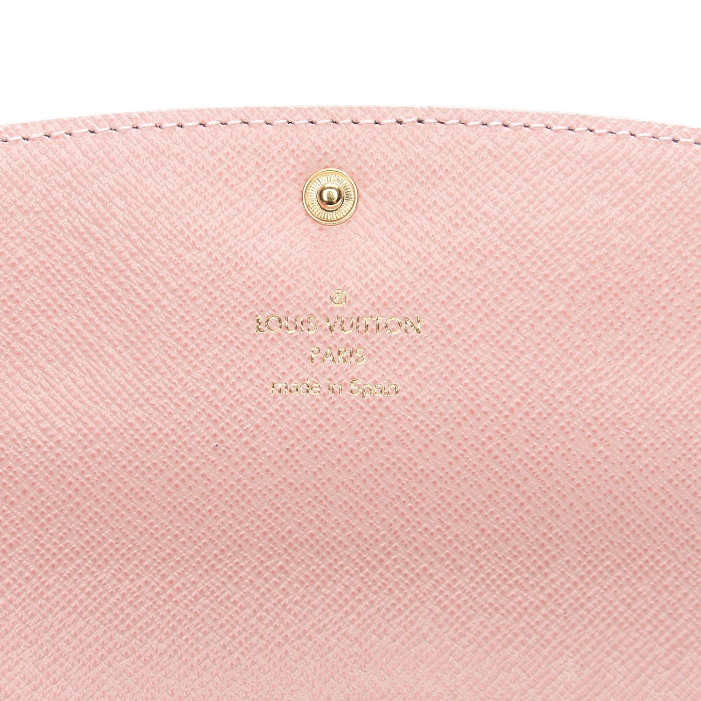 Monogram Emilie Wallet Rose Ballerine