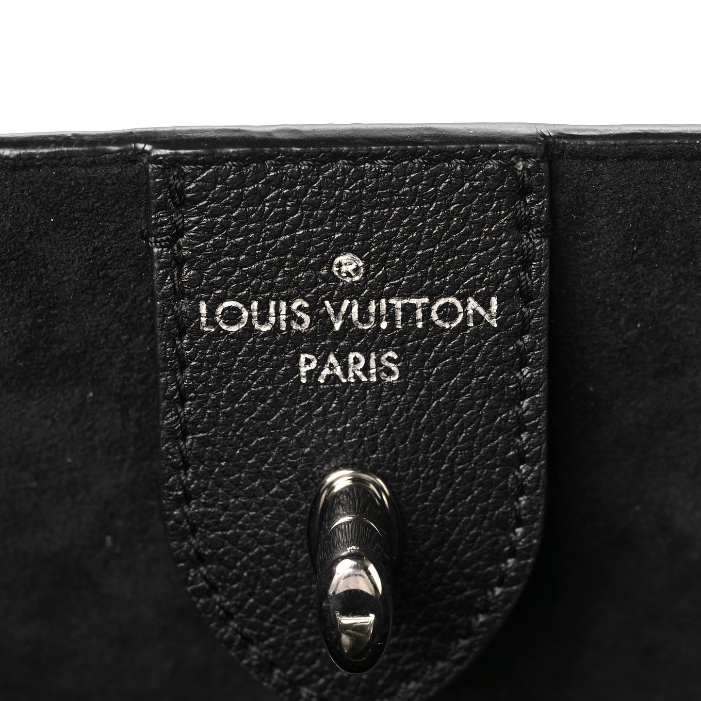 Calfskin Lockme Cabas Black