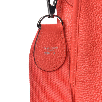 Hermes Taurillon Clemence Evelyne III PM Rose Jaipur 8 of 13