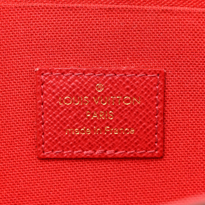 Louis Vuitton Monogram My LV World Tour Pochette Felicie Chain Wallet Coquelicot 9 of 18