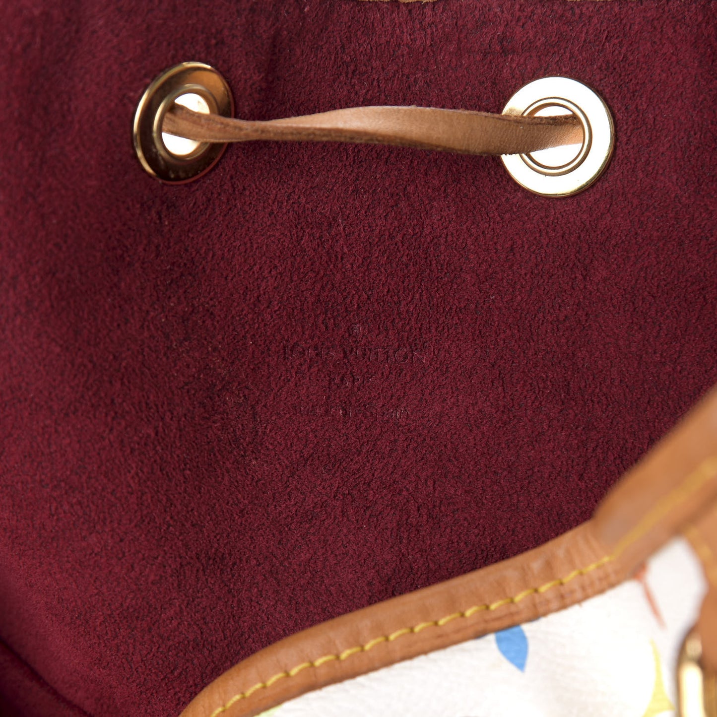 Monogram Multicolor Petit Noe White