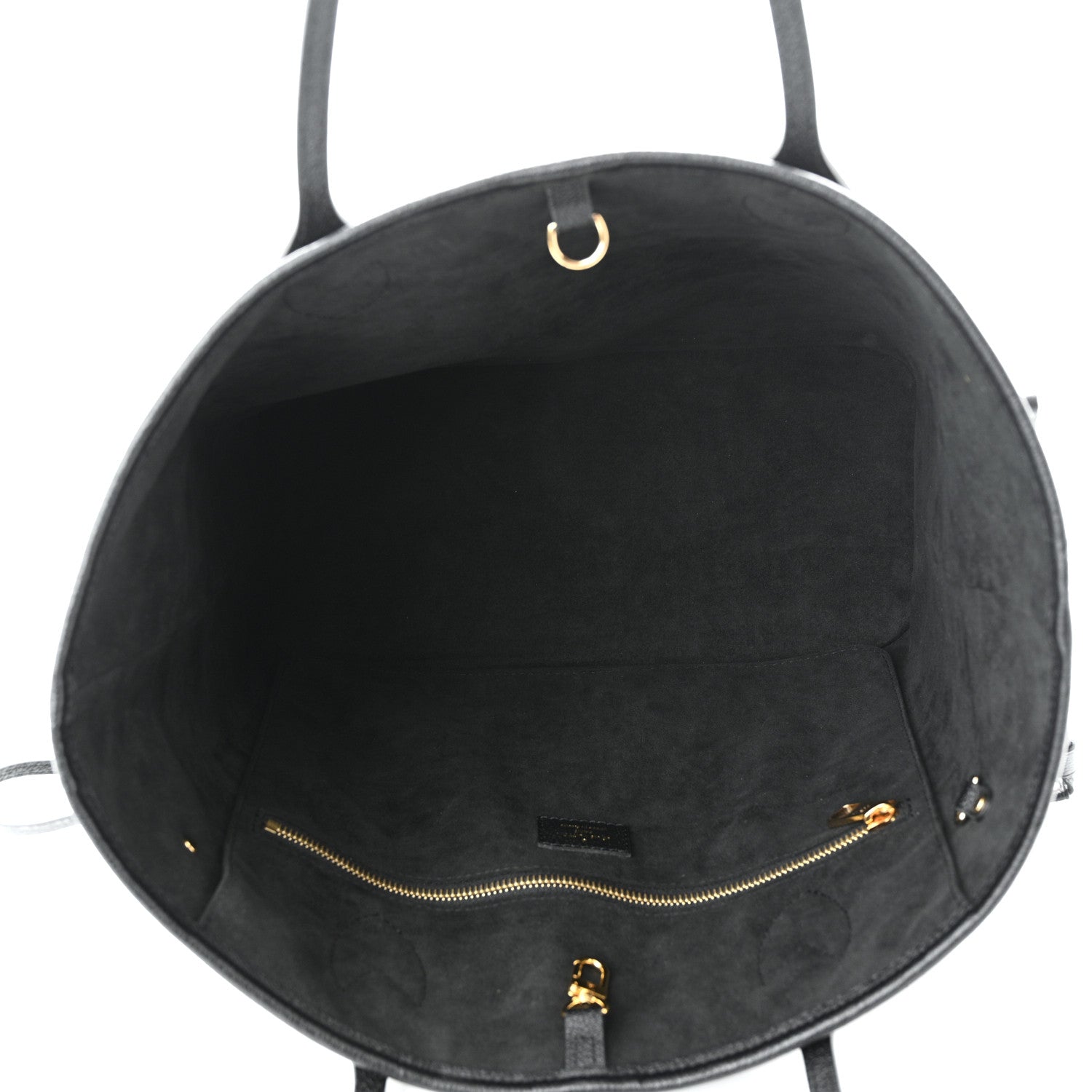 Louis Vuitton Empreinte Monogram Giant Neverfull MM Black Beige 5 of 9