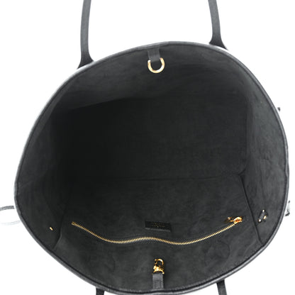 Louis Vuitton Empreinte Monogram Giant Neverfull MM Black Beige 5 of 9