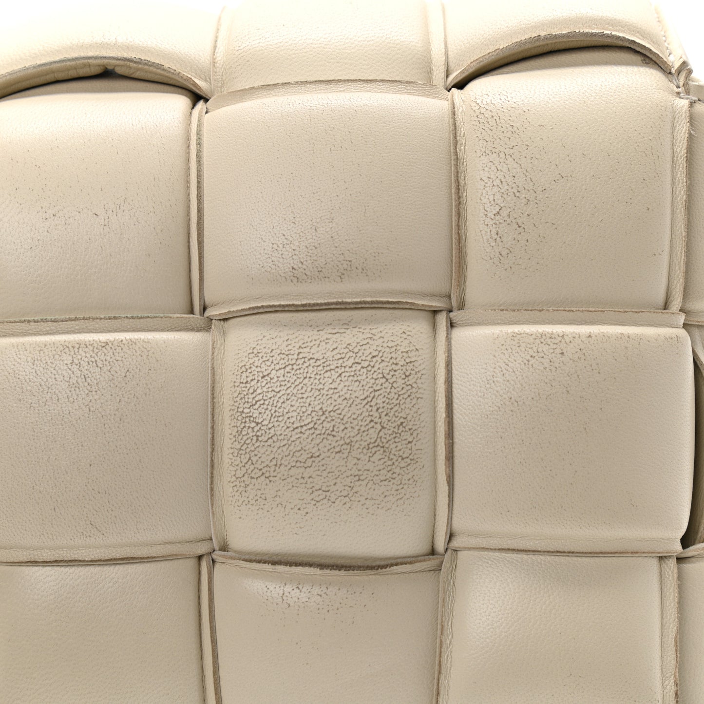 Nappa Maxi Intreccio Padded Cassette Crossbody Bag Plaster