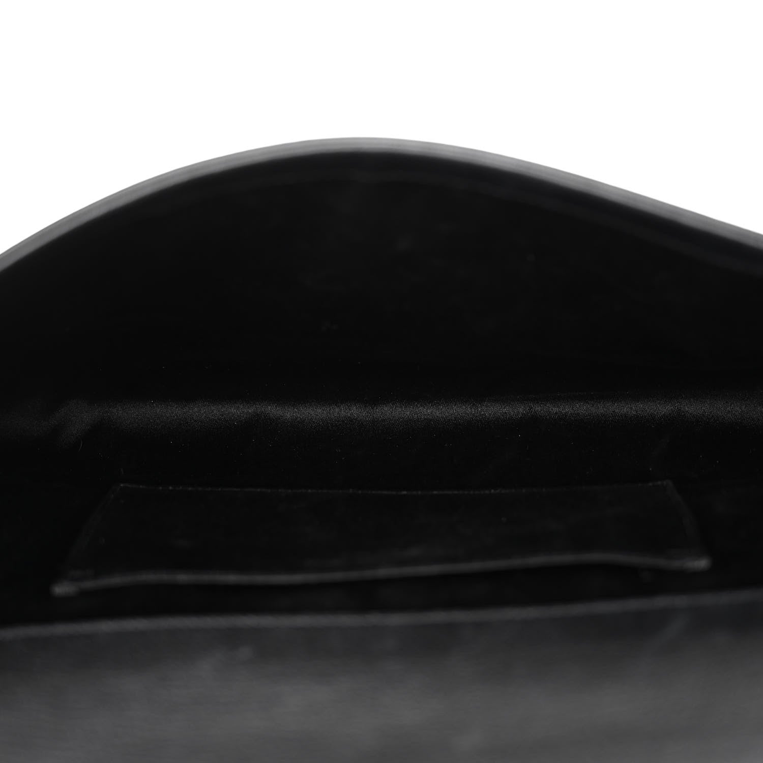 Saint Laurent Calfskin Monogram Large Belle De Jour Clutch Black 5 of 9