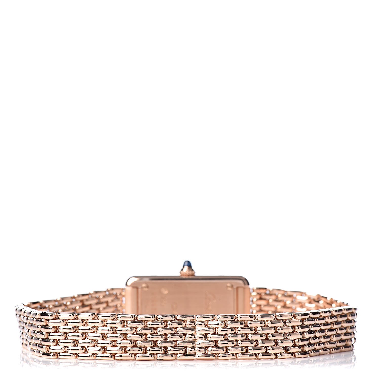 Cartier 18K Pink Gold 14mm Tank Allongee Watch 4 of 7
