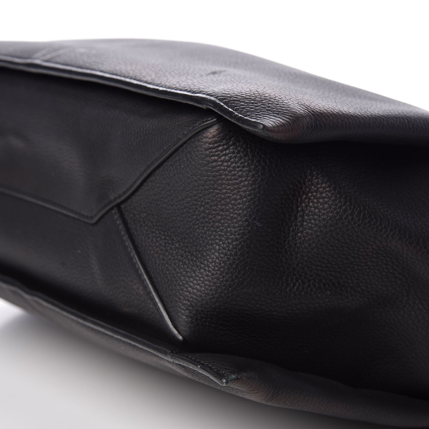 Celine Baby Grained Calfskin Medium Tri-Fold Bag Black 11 of 11
