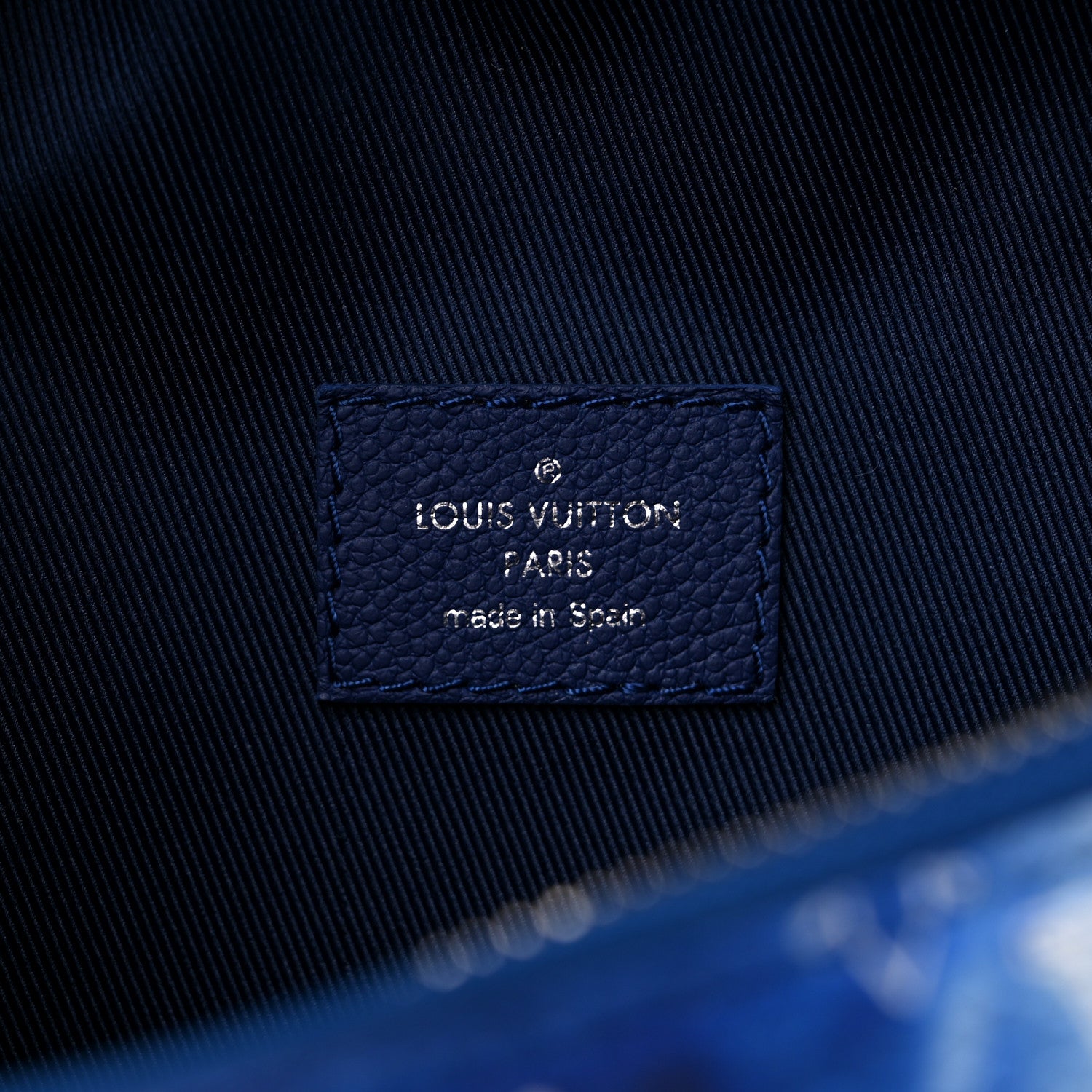 Louis Vuitton Cowhide Monogram Bandana Discovery Bumbag PM Blue 6 of 9