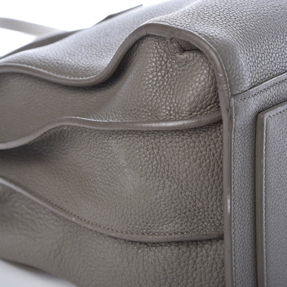 Saint Laurent Grained Calfskin Medium Supple Sac De Jour Kaki Militaire 13 of 16