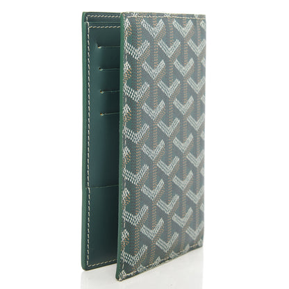 Goyard Goyardine Passport Wallet Green 3 of 7