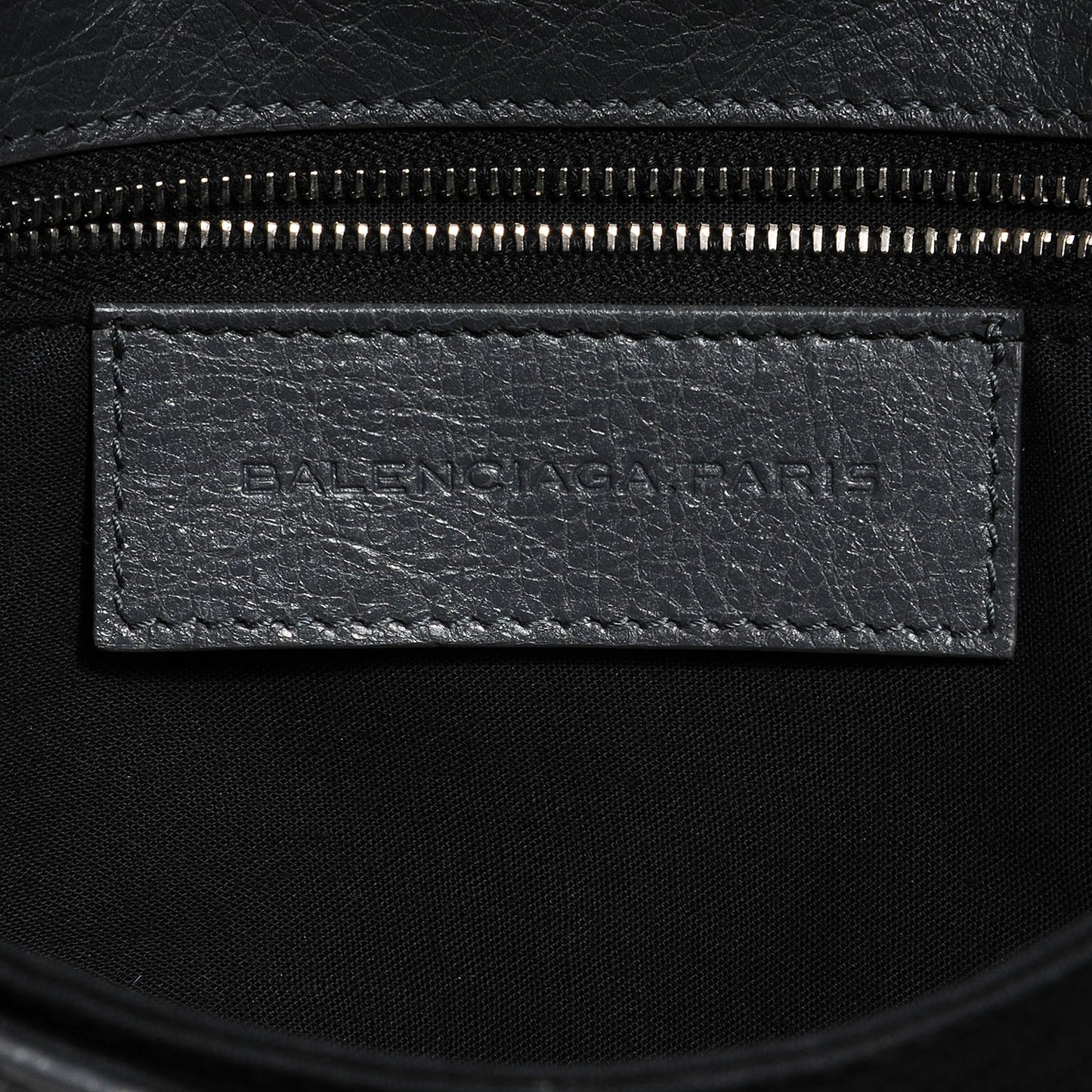 Agneau Giant 12 Silver Hardware Envelope Clutch Gris Tarmac