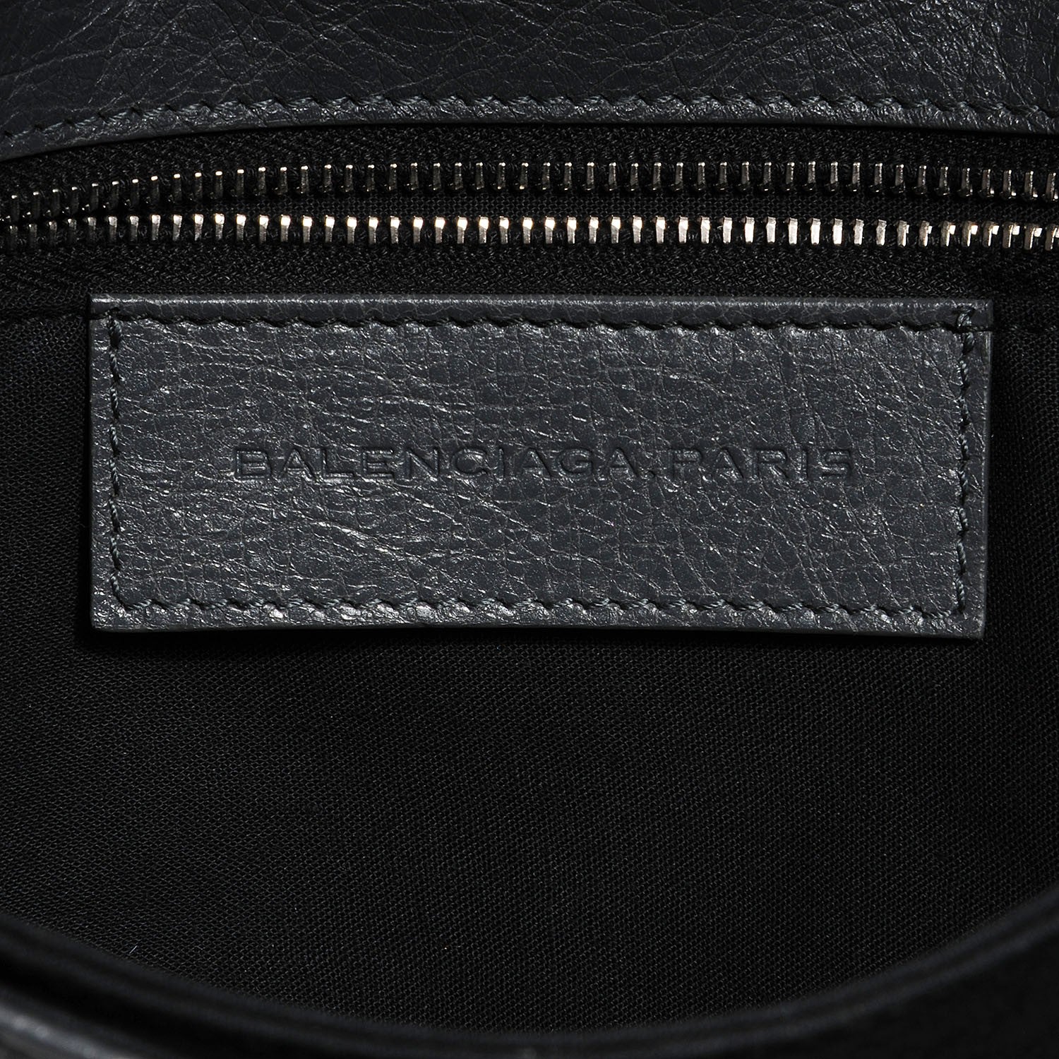 Balenciaga Agneau Giant 12 Silver Hardware Envelope Clutch Gris Tarmac 6 of 10