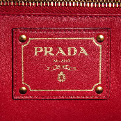 Prada Soft Calf Shoulder Bag Quarzo 6 of 11