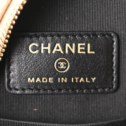Chanel Caviar Quilted Round Filigree Crossbody Beige Black 6 of 10