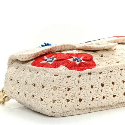 Chanel Crochet Camellia Small Flap Ivory 8 of 14