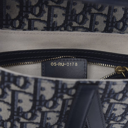 Christian Dior Oblique Saddle Bag Blue 9 of 11