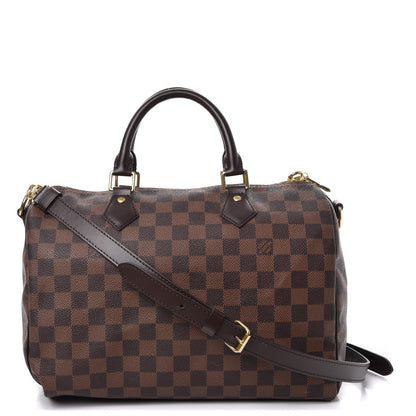 Louis Vuitton Damier Ebene Speedy Bandouliere 30 1 of 12