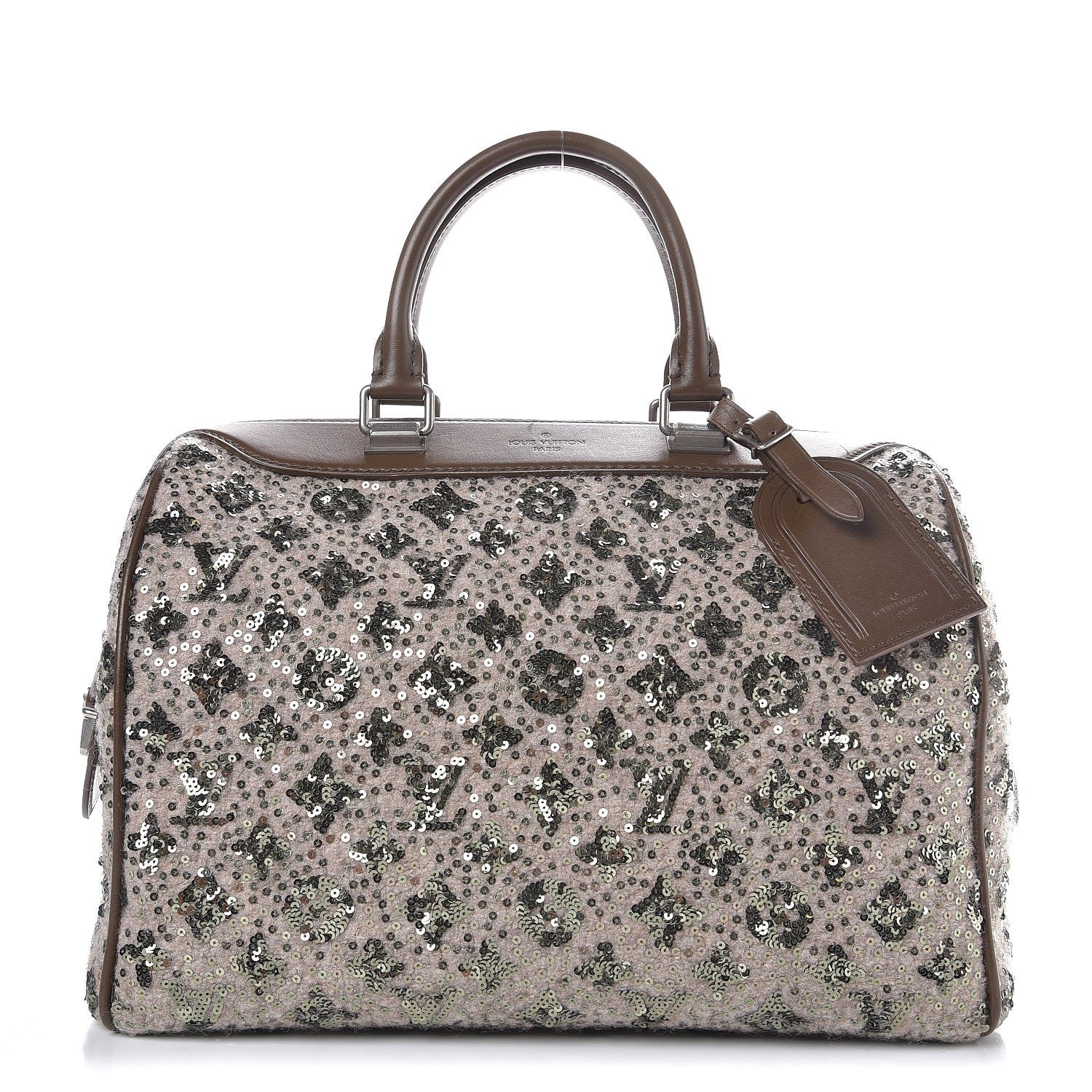 Louis Vuitton Sequin Monogram Sunshine Express Speedy Kaki 1 of 10