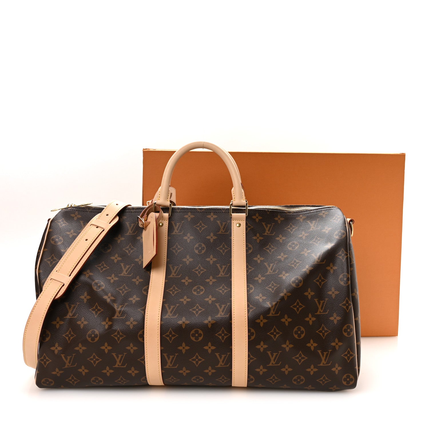 Louis Vuitton Monogram Keepall Bandouliere 50 9 of 9