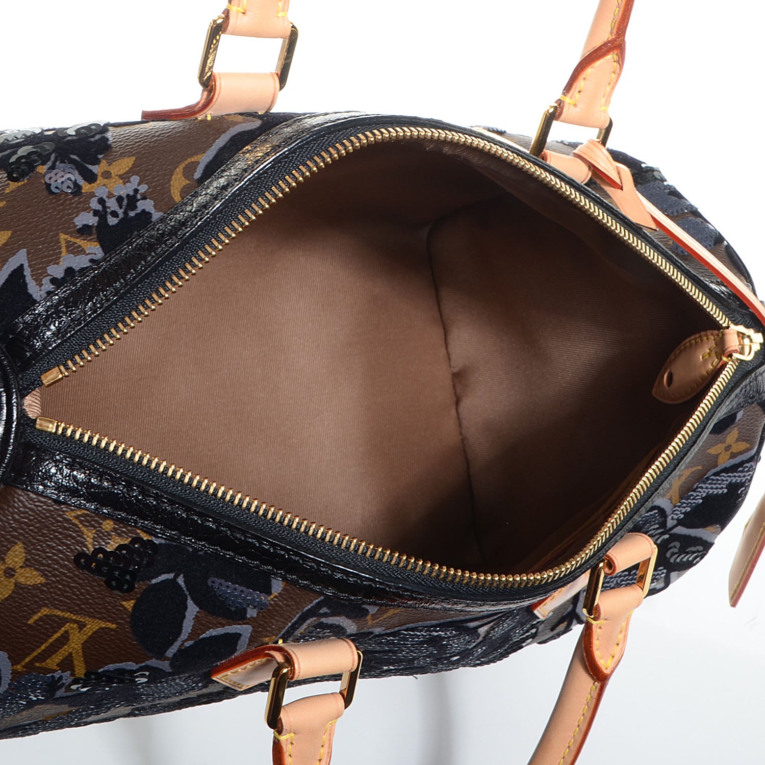 Louis Vuitton Monogram Fleur De Jais Sequins Speedy 30 5 of 8