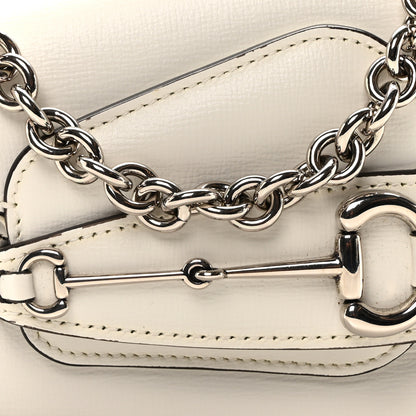 Gucci Demetra Mini Horsebit 1955 Asymmetric Shoulder Bag Great White 8 of 10