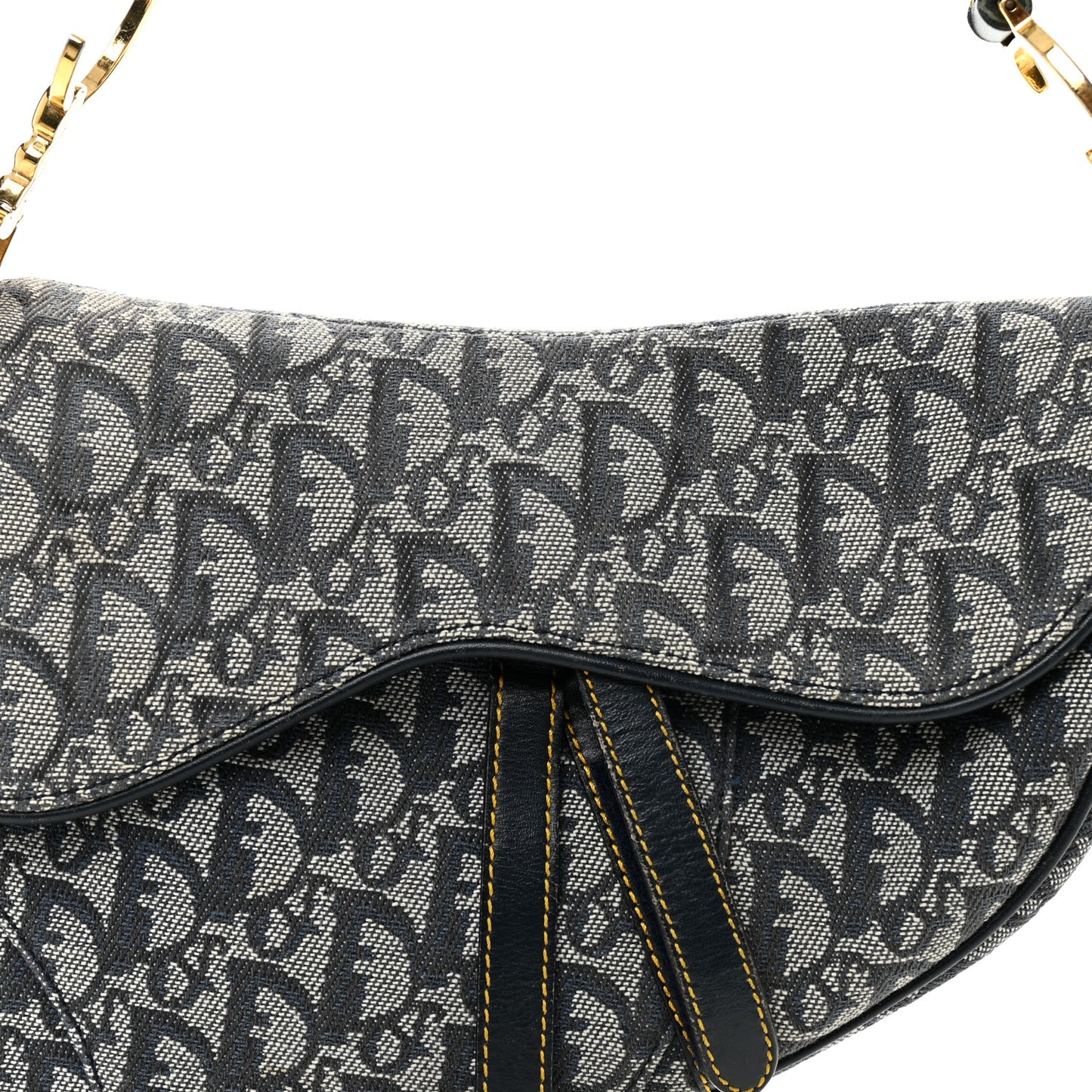 Monogram Saddle Bag Blue