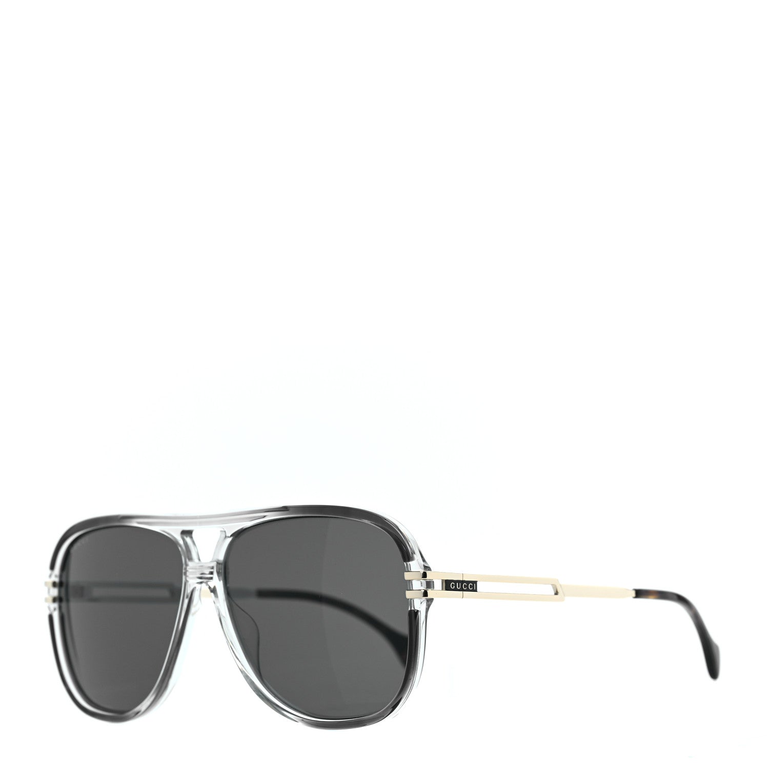Gucci Navigator Sunglasses GG1105S Black 1 of 5