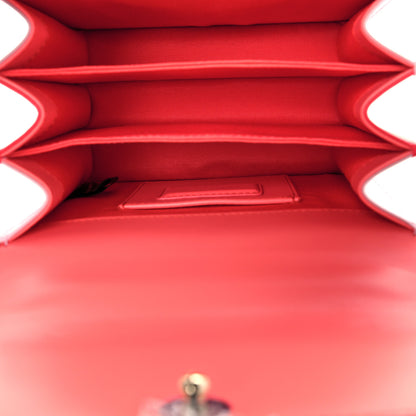 Bulgari Calfskin Serpenti Forever Top Handle Silky Coral 5 of 11