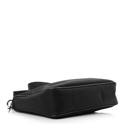Prada Re-Nylon Saffiano Pocket Zippered Shoulder Bag Black 4 of 13
