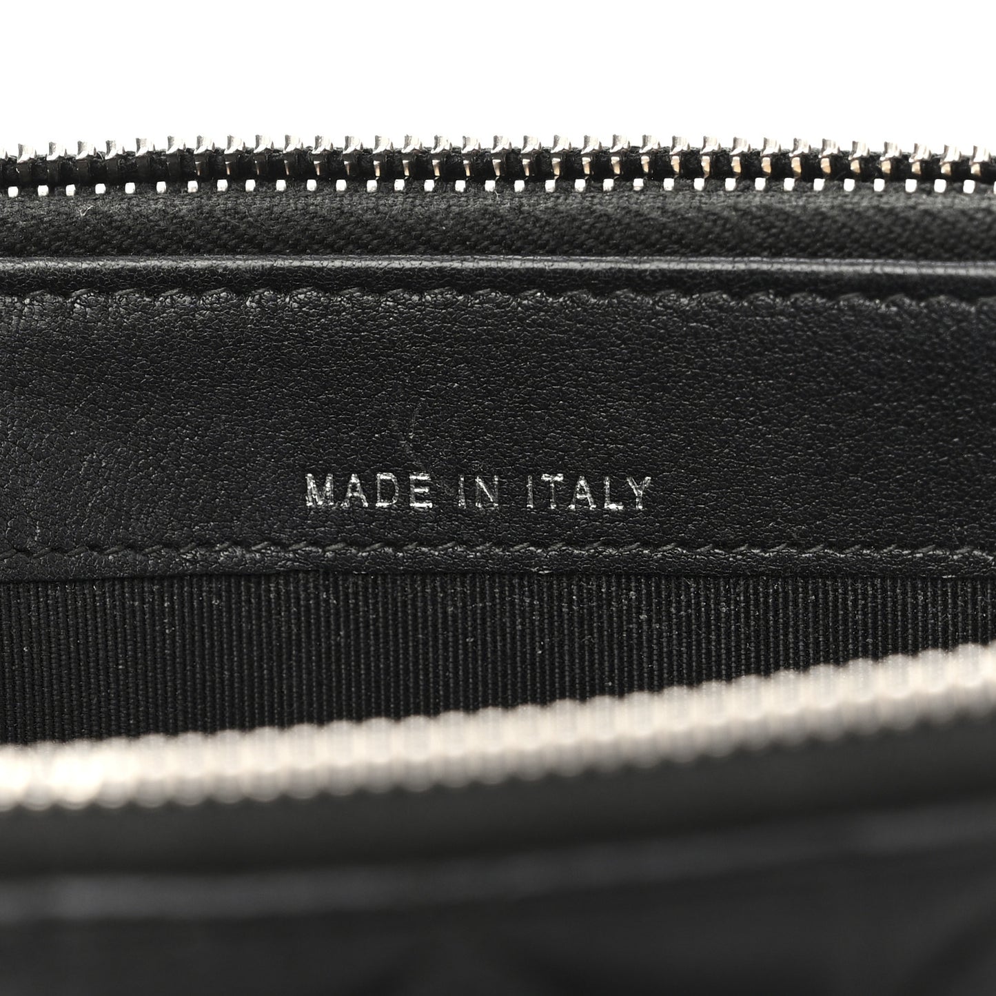 Lambskin Quilted CC Box Clutch With Chain Black