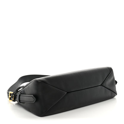 Prada Soft Calfskin Medium Aimee Shoulder Bag Black 4 of 9