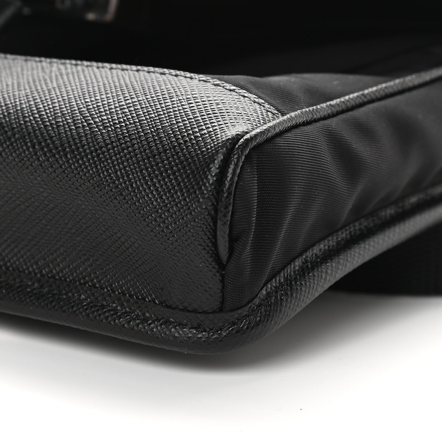 Prada Re-Nylon Saffiano Smartphone Case Crossbody Black 9 of 9